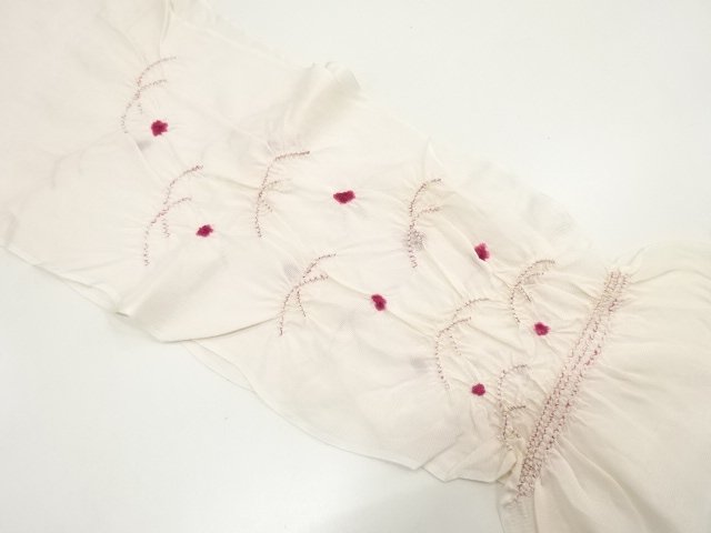 JAPANESE KIMONO / OBIAGE FOR SUMMER / SILK / SHIBORI